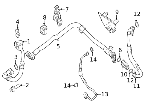 Rear AC Lines for 2023 BMW iX #0