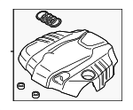 59103925CF - Engine: Engine Cover for Audi Image