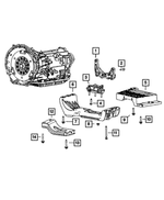 68442717AC - Transmission: Crossmember Bracket for Mopar Image
