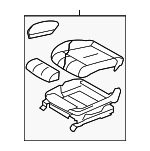 873501NS3C - : Lower Seat Assembly for Infiniti Image