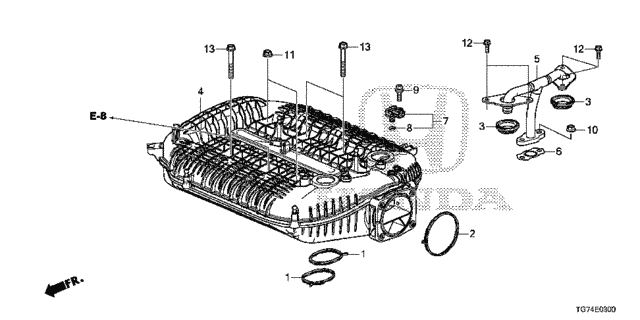 Intake Manifold for 2019 Honda Pilot #0