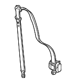 89022606 - Electrical: Belt &amp; Retractor for GM Image