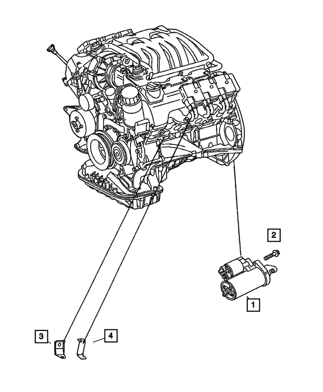 5097072AA - Electrical: Starter for Mopar Image image