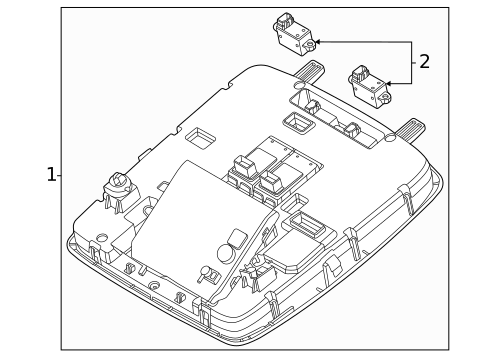 Overhead Console for 2023 Kia Carnival #0
