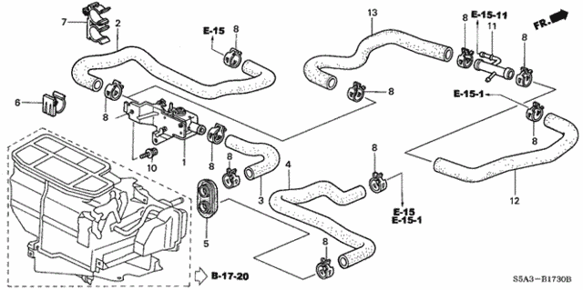 Water Valve for 2001 Honda Civic #0