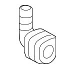 3B0955875 - Body: Coupling for Volkswagen: GTI, ID. Buzz, Jetta, R32, Rabbit, Taos, Tiguan Image