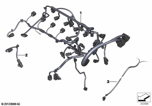 Engine Wiring Harness for 2011 Mini Cooper S ALL4 #0