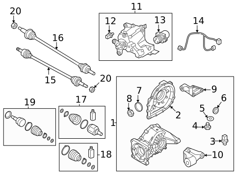 Differential for 2026 Hyundai Santa Fe #0
