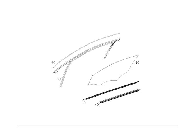 1777255100 - Front Doors: Side Window Pane for Mercedes-Benz: A220, A35 AMG Image image