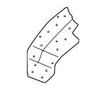 3CN888376 - Body: Seat Cushion Pad for Volkswagen: Atlas Image