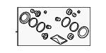 447902500 - Brakes: Brake Pads Seal Kit for Toyota Image