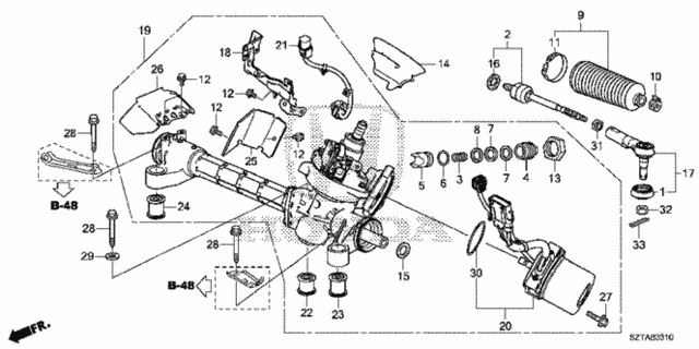 P.S. Gear Box (Eps) for 2016 Honda CR-Z #0