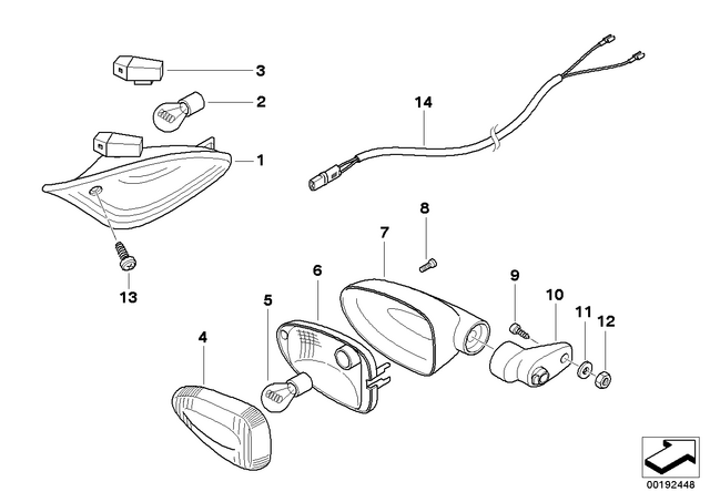 63137667767 - : Lamp Lens                 for BMW-Motorrad Image