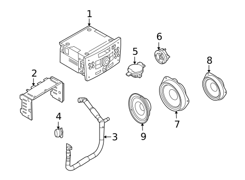 Sound System for 2008 Saturn Astra #0