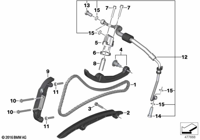 11317729591 - : Timing Chain              for BMW-Motorrad Image