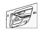 22372011038W01 - Body: Door Trim Panel for Mercedes-Benz Image