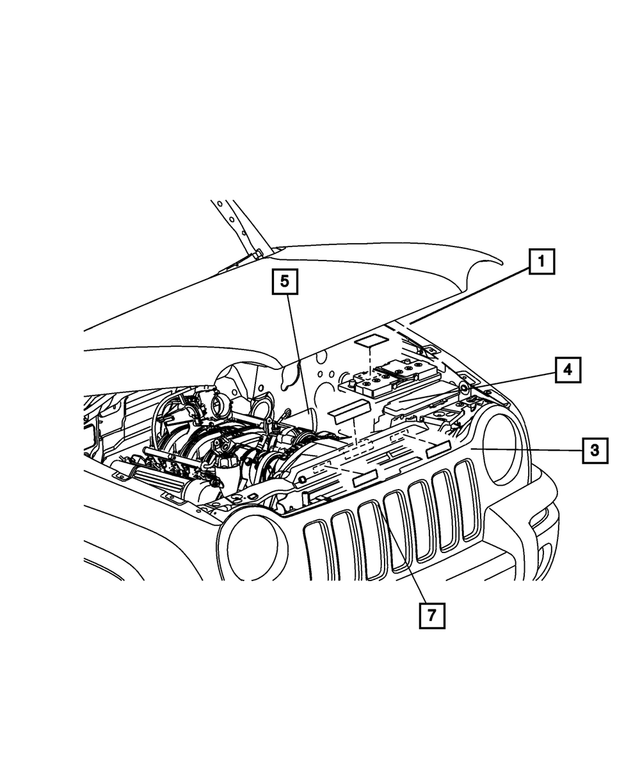 55037464AD - Labels All Vehicle Locations: Refrigerant Label for Mopar Image