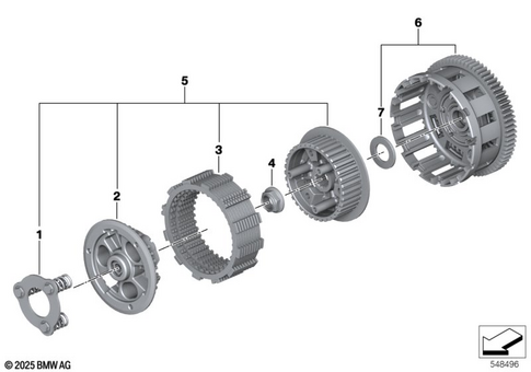 Clutch with Clutch Plate for 2025 BMW-Motorrad R 1300 R #0