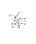 53013527AB - Fuel: Accelerator Pedal for Mopar Image image