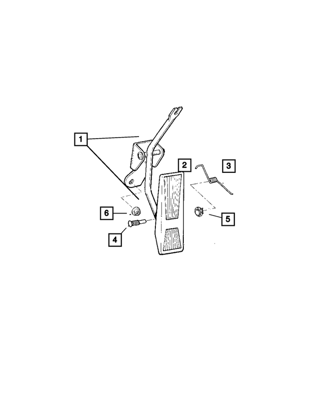 52078653 - Fuel: Accelerator Pedal Bushing for Mopar Image