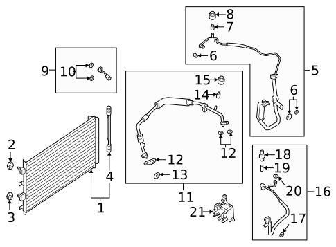 Hoses & Pipes for 2025 Lincoln Corsair #0