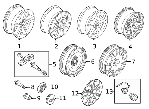 Wheel for 2016 Ford Police Interceptor Utility #0