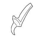 1C0857957B3PT - Body: Strap Cover for Volkswagen: Beetle Image