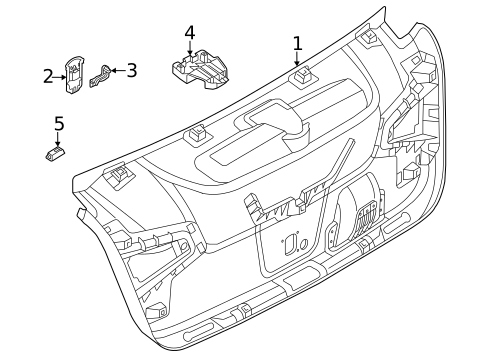 Interior Trim - Trunk for 2025 Audi A3 Quattro #0