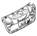 8Y5867975BCA9 - Body: Trunk Lid Trim for Audi: A3, A3 Quattro, RS3, S3 Image