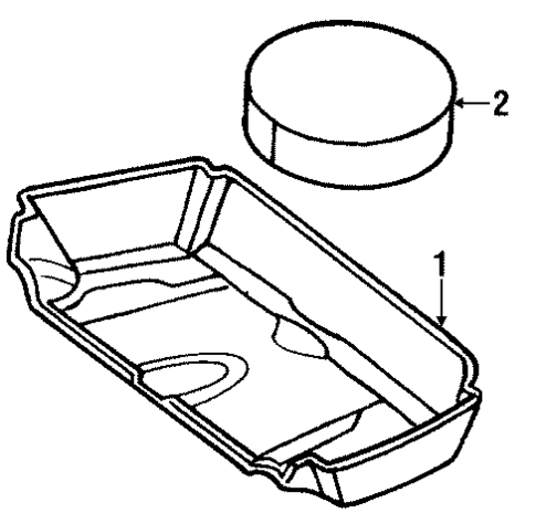 Interior Trim - Rear Body for 1993 Buick Roadmaster #0