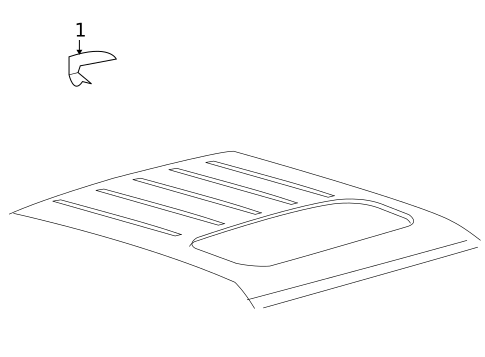 Exterior Trim - Cab for 2008 Lincoln Mark LT #0