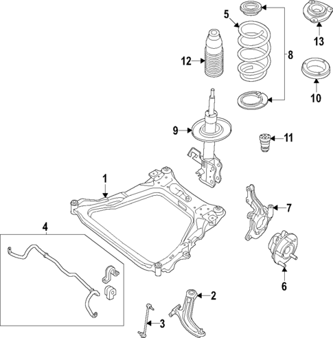 Front Suspension for 2024 Nissan ARIYA #0