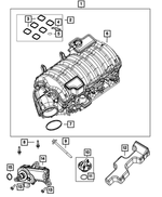 6509377AA - Engine: Hex Flange Head Bolt, Mounting for Mopar Image