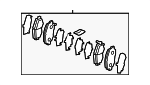 45022TLAA10 - Brakes: Brake Pads for Honda Image