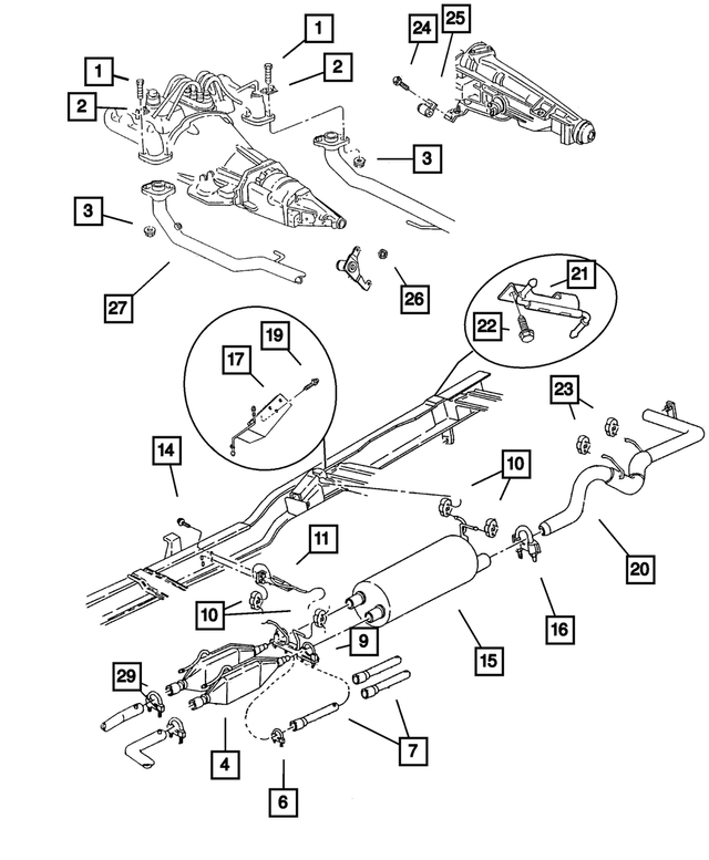 52017629 - Exhaust: Exhaust Hanger for Mopar Image