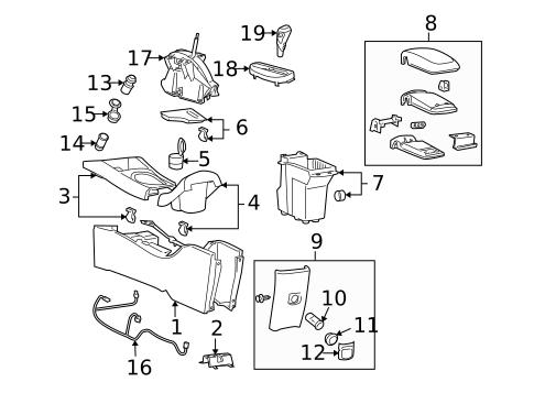 Gear Shift Control for 2007 Chevrolet Monte Carlo #0