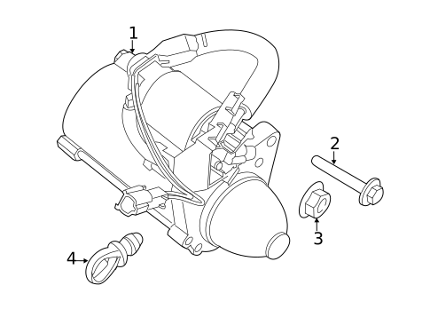 Starter for 2015 Nissan NV2500 #0