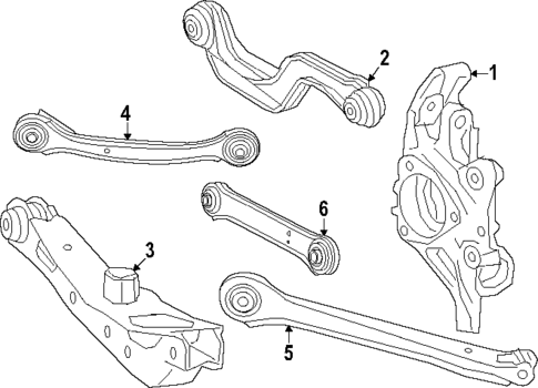 Rear Suspension for 2024 Acura ZDX #1