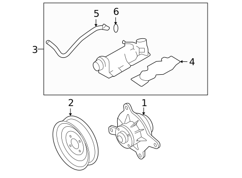Water Pump for 2006 Audi A8 Quattro #0
