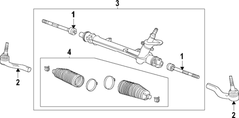 Steering Gear & Linkage for 2023 Chevrolet Trailblazer #1