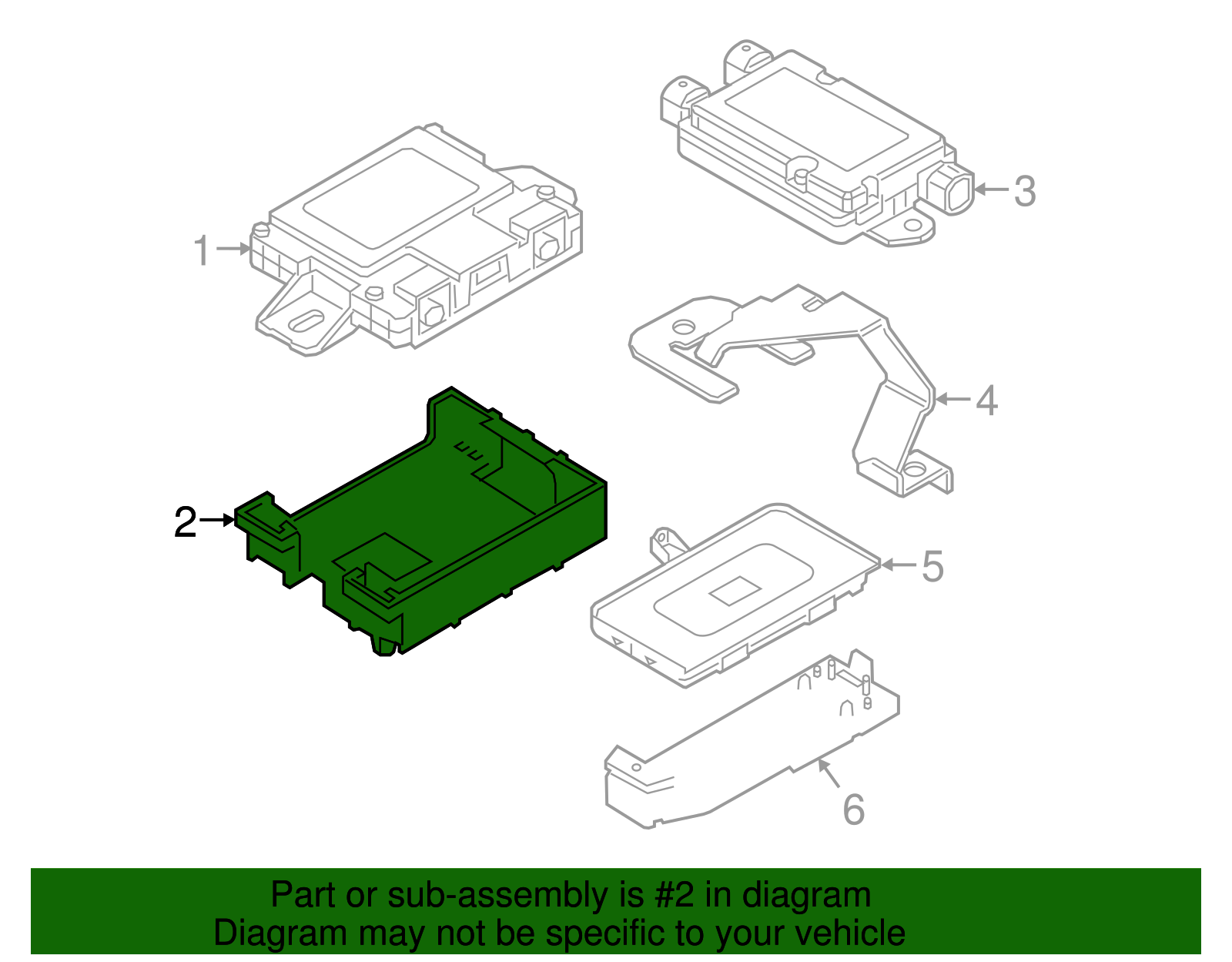 Mount Bracket - BMW (84109323875)