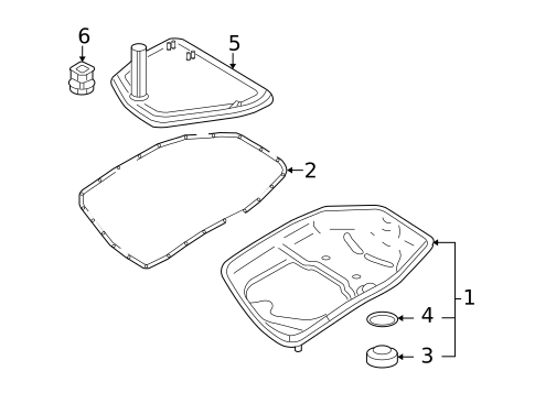 Transaxle Parts for 2009 Audi A6 Quattro #0