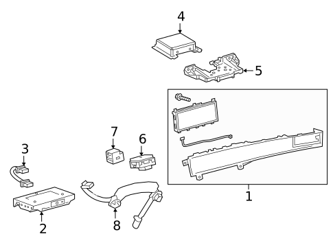 Navigation System for 2019 Lexus LC500 #0