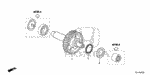 23250RT4000 - Transmission - Automatic: SHAFT, IDLE for Honda Image