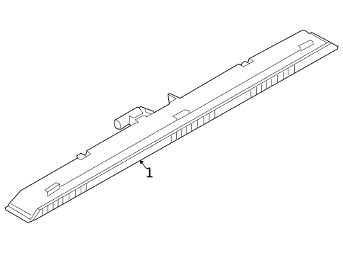 High Mounted Stop Lamp for 2009 BMW X3 #0