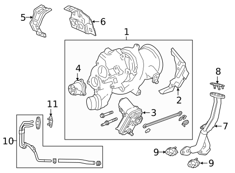 Turbocharger & Components for 2022 Cadillac XT4 #0