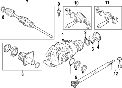 Carrier & Front Axles for 2025 BMW 750e xDrive #0