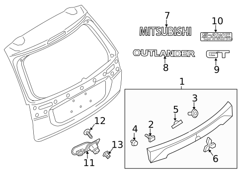 Parking Aid for 2015 Mitsubishi Outlander #0
