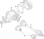 33107592007 - Universals &amp; Rear Axle: Carrier for BMW: X4 Image