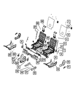 Second Row Armrest, Left